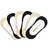 Ndoobiy 6 Pairs Women's No Show Socks Nonslip Invisible Socks Low Cut Liner Summer Socks for Flats High Heels Assort