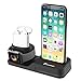 Foxnovo Apple Watch Stand, 3 in 1 Charging Station iPhone AirPods Apple Watch Charger Silicone Station, Support Apple Watch 3/2/1/AirPods/iPhone 11/11Pro/X/8/8 Plus/7/7 Plus/6s primary