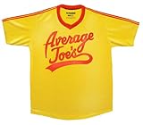 Dodgeball Average Joe's Adult Yellow Jersey Costume Set (Adult Medium)