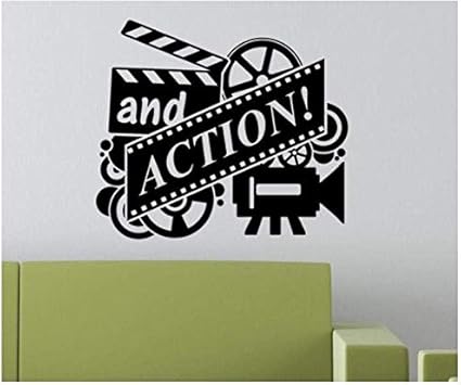 Film Tatto Sticker Home Cinema Film Et Action Citations Murale Art Sticker Mural Cinema Studio Decor Chambre Decoration De La Maison Amazon Fr Bricolage