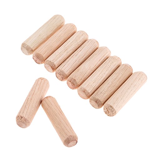 100pcs Woodworking Hardwood Round Dowel Pins Wooden Craft Rods Furniture Fitting Tools 8x30mm(DxL)/0.32"x1.18" - Thumbnail 6