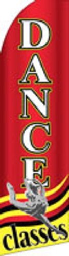 Dance Classes Swooper Flutter Flag (3ft x 11.5ft)