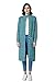 KUBITU Women's Casual Button Front Long Sleeved Chunky Knit Plus Size Sweater Cardigan Outwear with Pocket