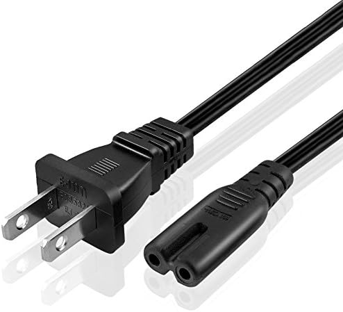 YOOYE 6Ft Non-Polarized Power Cord/Cable / SPT-2 18/2 SF-21+85A