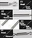 M6 Turn Buckle Tension Hook and Eye Hook & Eye Turnbuckle 304 Stainless Steel Hardware Kit for Wire Rope Tension Heavy Duty UV Resistant for Sun Shade sail Installation Waterproof Anti Rust Pack of 5