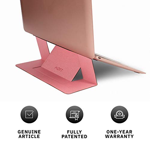 MOFT Laptop Stand, Invisible Lightweight Laptop Computer Stand, Compatible with MacBook, Air, Pro, Tablets and Laptops up to 15.6”, Patented,Pink - Thumbnail 7