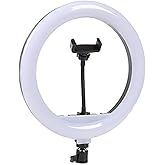 ThtRht 10'' Ring Light Replacement Parts USB Switch Phone Holder 1/4 Screw Joint Without Tripod Stand for Photography LED Circle Lamp Ringlight Video Live Streaming Fill Lights Camera Webcam