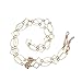 Stylle Eyeglass Chains 6 Piece, Elegant Holder Eyewear Retainer for Women, Glasses Keeper Cord Lanyard for Sunglasses and Reading Glasses