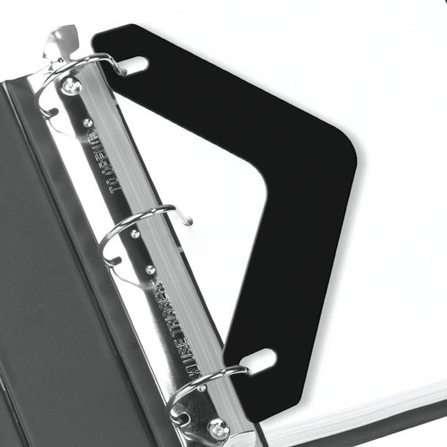 Wilson Jones Sheet Lifters, Boomerang Easy Flow II, 45 Gauge, Black, 20/Box (W364-89)