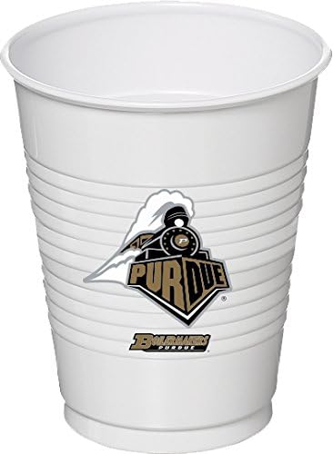 Mayflower Distributing Company 8 Count Purdue University Cup, 16 oz, Multicolor