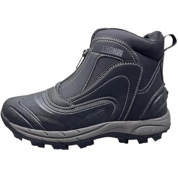 Amazon.com | Khombu Mens Mason Hiking Boots, Black, 12 M  display picture 1