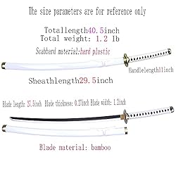 Roronoa Zoro Katana, Samurai for Cosplay , Shusui