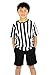 Mato & Hash Children's Referee Shirt Ref Costume Toddlers Kids Teens - Black/White CA2004k M