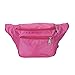 HDE Fanny Pack [80's Style] Waist Pack Outdoor Travel Crossbody Hip Bag (Pink)