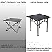 G4Free Lightweight Aluminum Folding Table Camp Square Roll Up Top Compact Tables for Outdoor Hiking Camping Picnic with Carry Bagthumb 4