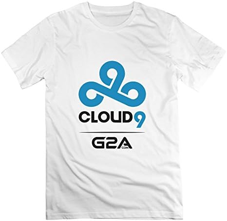 Cloud9 Csgo G2A Tee L White For Men 100% Cotton