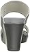 crocs Women's Leigh II 2 Strap Wedge W Wedge Sandal, Silver/Graphite, 8 M US