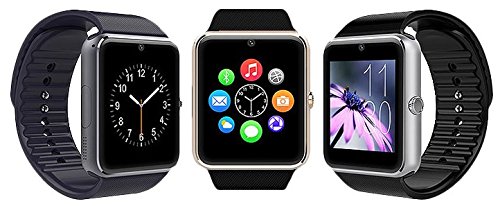 TECHLAB-GT08-Bluetooth-with-SIM-Card-Slot-for-Android-Samsung-S5-S6-Note-4-5-HTC-Sony-LG-and-iPhone-5-5S-6-6-Plus-Smartphones-Silver