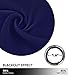 NICETOWN Living Room Curtain Window Treatment Energy Saving Thermal Insulated Solid Grommet Blackout Drape/Drapery (Navy Blue, Sold Individually, 42 by 84-inch)