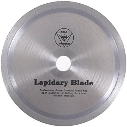 8-inch Professional Ultra Thin Diamond Lapidary Blade By 0.023-inch Wide By 1-inch (Attach a 5/8-inch Bushing) Arbor (Dazuan)