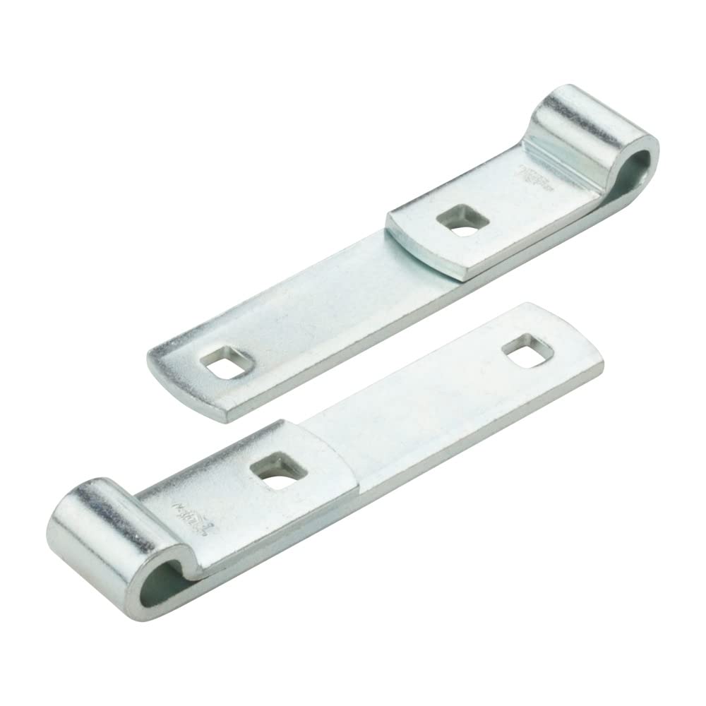 National Hardware N130-005 290BC Screw Hook/Strap Hinges in Zinc Plated, 2 Pack,6 Inch