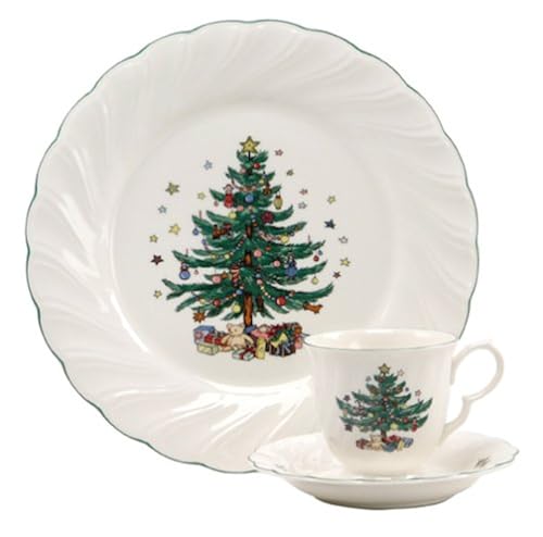 Nikko Ceramics Happy Holidays 12-Piece Dinnerware Set, Service for