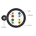 Vertical Cable Cat5e, 350 Mhz, UTP, UV Jacket, Outdoor, CMX, Messenger, 1000ft, Black, Bulk Ethernet Cable, Wooden Spool
