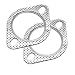 Boost Monkey 2x 2-Bolt 2.5" I.D.Reinforced High Temperature Exhaust Gasket Turbo Downpipe primary