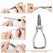 HAIRBY Ingrown Toenail Tool Kit 5PCS for Thick Nails, Professional Stainless Steel Cuticle Nipper, Ingrown Hair Tweezers, Alicates Manicure Pedicure Clipper Set with Protective Case (Full Jaw)