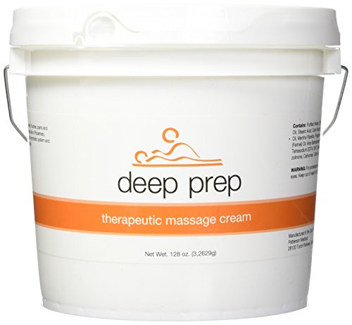 Rolyan 42025 Deep Prep Therapeutic Massage Cream, 8 oz