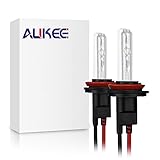 Aukee H11 HID Bulbs 55W 12V H8 H9 Xenon Replacement Headlights Bulb White 5000K - (A Pair)