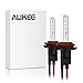 Aukee H11 HID Bulbs 55W 12V H8 H9 Xenon Replacement Headlights Bulb White 5000K - (A Pair)