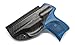 Rounded IWB Holster Fits: Ruger LC9 LC9s LC380 EC9s Holster - RH - Black Kydex - Concealment Express - American Made