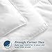 INGALIK All-Season Bed Comforter Best Soft Down Alternative Quilted Comforter - Winter Warm - Machine Washable (White, King 90 x 102 inches)