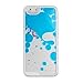 iPhone 6 Case,iPhone 6 Sparkle Case,iPhone 6 Flowing Case,iPhone 6 Liquid Case,IKASEFU Luxury Creative Design Transparent Plastic Floating 3D Flowing Star Heart Goldfish Dolphin Butterfly Love Heart Series Shiny Glitter Sparkle Bling Liquid Hard Case for Apple iPhone 6 4.7