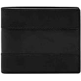 Fossil Men's Everett Leather Bifold with Flip ID Wallet, Black, (Model: ML4397001)