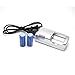 16340 Battery And Charger, 2pcs 16340 Rechargeable Lithium 3.7V CR123a Batteries with Dual Charger for Camera