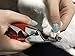 PETTOM Dog Cat Nail Clipper Professional Pet Claw Trimmer Stainless Steel Pet Toes Cutter Grooming Tool for Small Medium Dogs Cats (Guillotine Nail Clipper) Red