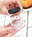 Clear Thick Wall Travel Refillable Pot Container Jar .50 oz / 15 ml (6 pack)