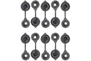 KP KOOL PRODUCTS Ten (10) New Aftermarket Replacement Black Vent Plugs Made to Fit Any Fuel/Gas/Water Can in Order to Provide A Vent & Allow for Faster Flowing Fuel.