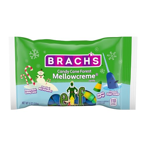 BRACH’S HOLIDAY ELF MELLOWCREME CANDY, 8OZ