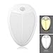 Night Light,HONGGE Cordless Battery-Powered Motion Sensor Light Stick-Anywhere Closet Lights Stair Lights Cabinet Light, Safe Lights for Hallway Bedroom Bathroom Toilet Kitchen Basement (Yellow)