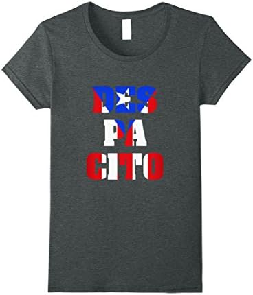 Womens Despacito Puerto Rican Flag shirt XL Dark Heather