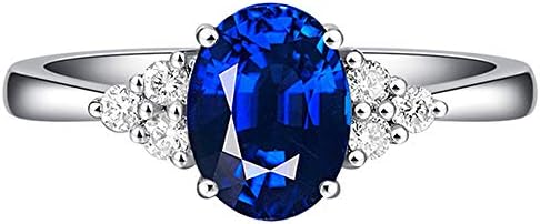 SMALLE โโฟโ Sterling Silver Diamonds Bride Princess Wedding Engagement Strange Ring