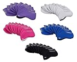 Bundle Monster 10pc Neoprene Golf Iron Club See Through Window Head Cover Protection Case Set - For Taylormade, Nike, Callaway, Etc