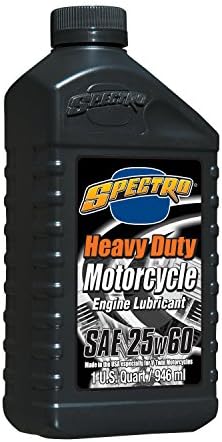 Spectro SAE 25W-60 Heavy Duty Mineral Engine Oil for Harleys Evolution or Twin Cam Engine 5°- 40°C