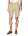 Haggar mens Cool 18 Pro Straight Fit 4-way Stretch Expandable Waist With Big & Tall Sizes Flat Front Shorts, Khaki Casual, 44 US