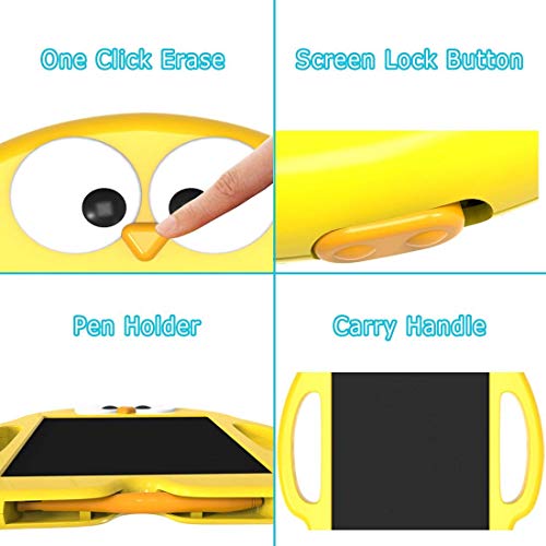 YORANIO LCD Writing and Drawing Tablet, 9 Inch Portable Electronic Writing Drawing Board Gift for Kids, Handwriting Paper Penguin Board for School and Office