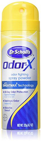 Dr. Scholls Odor X With Sweatmax Spray Powder 4.7 Ounce (139ml) (6 Pack)