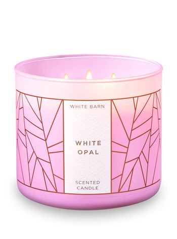 Bath And Body Works White Barn 3 Wick Scented Candle White Opal 145 Ounce